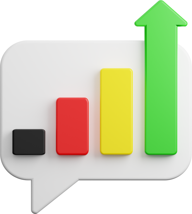 Business Performance 3D Icon